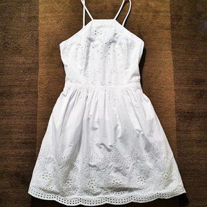 Abercrombie and Fitch Eyelet Sundress Size Med NWT
